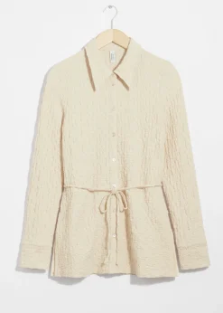 & Other Stories Blouses & Shirts | Textured Shirt