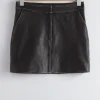 & Other Stories Sets & Suits | Skirts | Topstitched Leather Mini Skirt Black