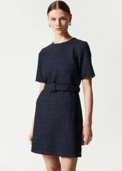 & Other Stories Dresses | Tweed Belted Mini Dress