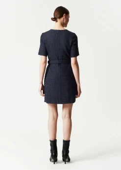 & Other Stories Dresses | Tweed Belted Mini Dress