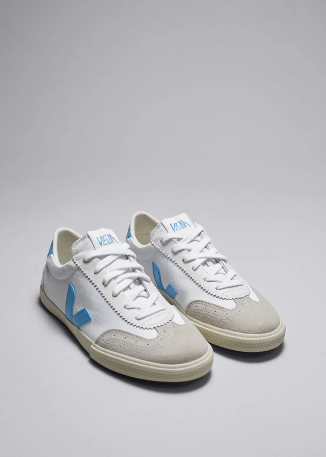 & Other Stories Sneakers | Veja Volley Canvas Sneakers Light blue/White