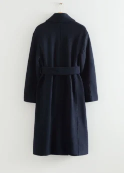 & Other Stories Outerwear | Voluminous Belted Wool Coat
