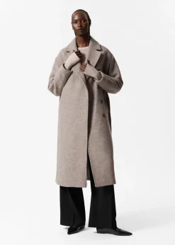 & Other Stories Outerwear | Voluminous Belted Wool Coat