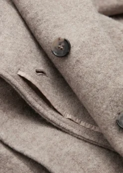 & Other Stories Outerwear | Voluminous Belted Wool Coat