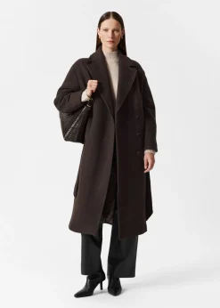 & Other Stories Outerwear | Voluminous Belted Wool Coat