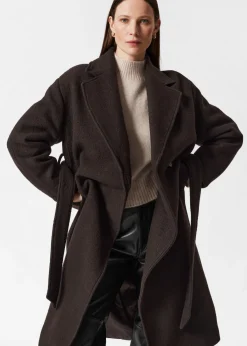 & Other Stories Outerwear | Voluminous Belted Wool Coat
