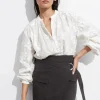 & Other Stories Blouses & Shirts | Voluminous Floral-Appliqué Blouse