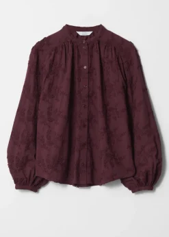 & Other Stories Blouses & Shirts | Voluminous Floral-Appliqué Blouse