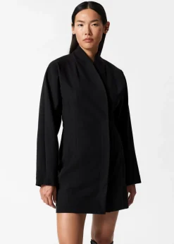 & Other Stories Dresses | Waisted Blazer Dress Black