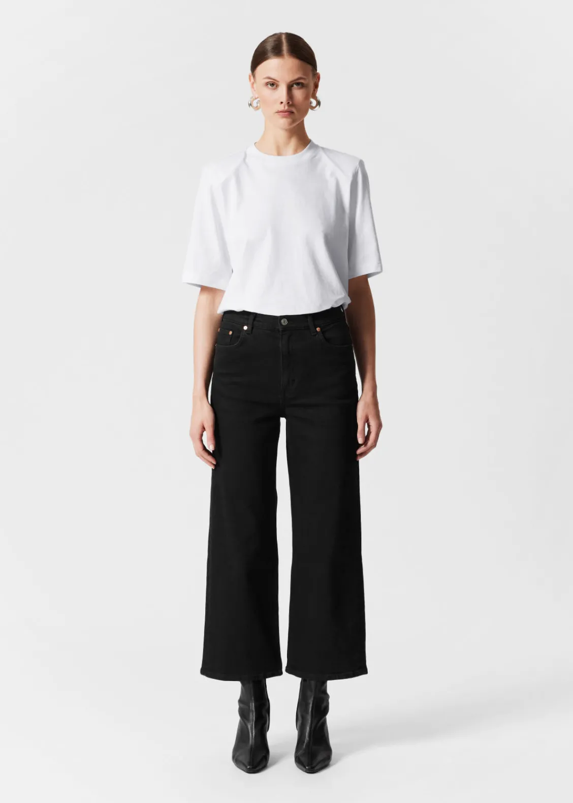 & Other Stories Jeans | Wide Cropped Jeans