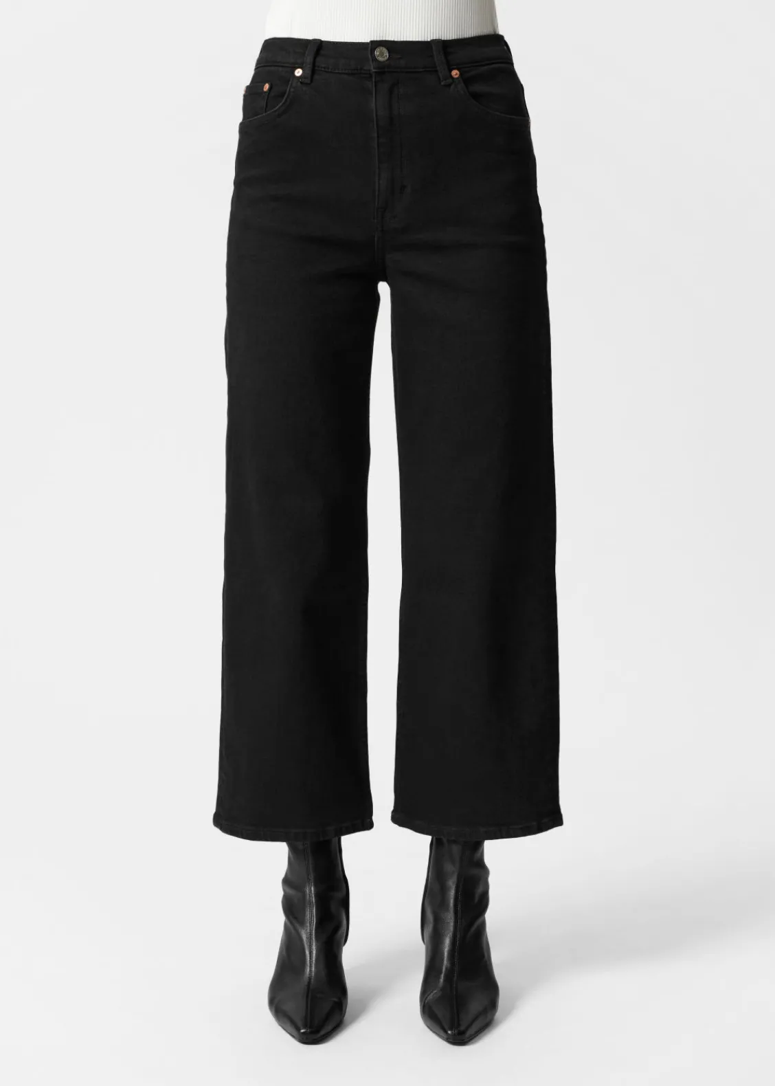& Other Stories Jeans | Wide Cropped Jeans
