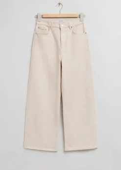 & Other Stories Jeans | Wide Cropped Jeans