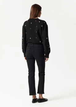 & Other Stories Jeans | Wide Leg Cropped Jeans Black
