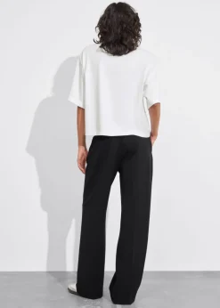 & Other Stories Pants | Wide Press-Crease Trousers
