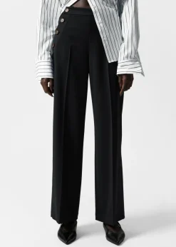 & Other Stories Pants | Wide Sailor Trousers Black