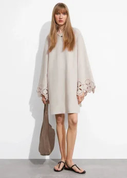 & Other Stories Dresses | Wide-Sleeve Mini Dress