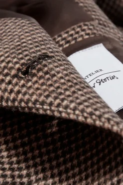 & Other Stories Blazers & Vests | Wool-Blend Blazer Brown Houndstooth