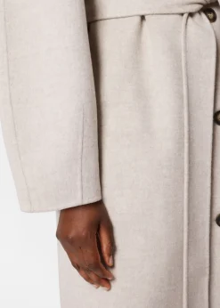 & Other Stories Outerwear | Wool-Blend Funnel-Collar Coat