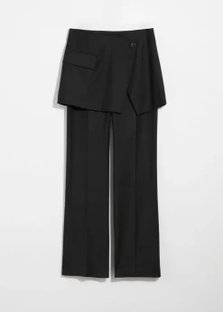 & Other Stories Sets & Suits | Pants | Wrap-Skirt Trousers Black